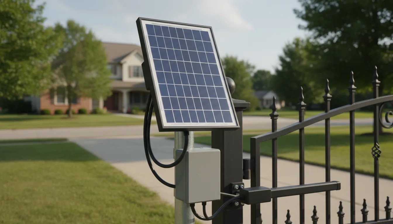 What Size Solar Panel Do I Need for a Gate Opener? A Complete Guide for Nevada Homeowners