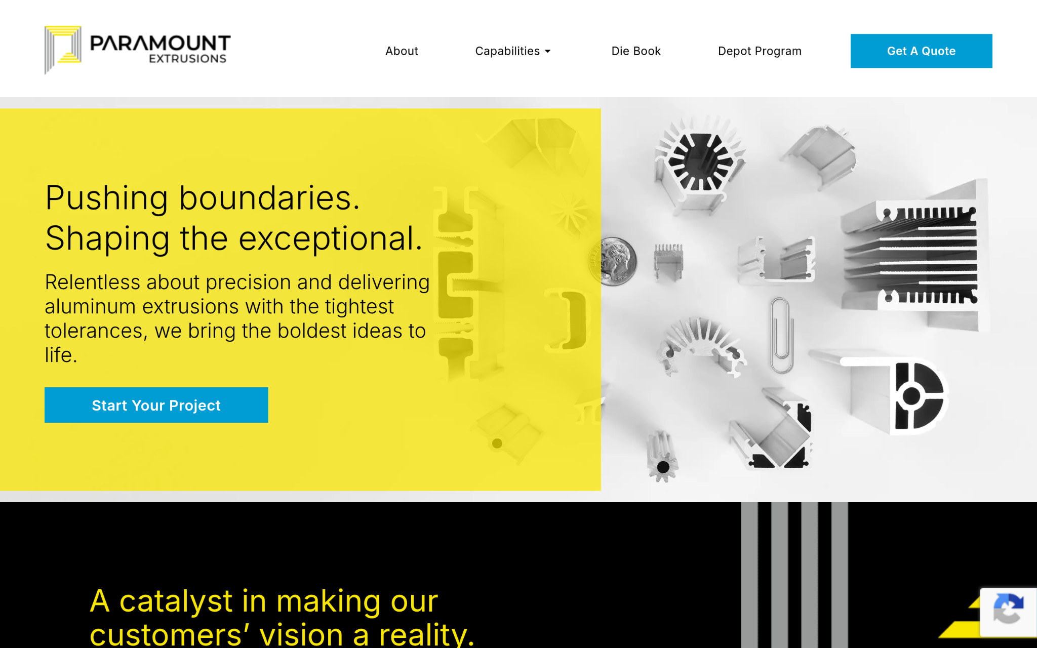 Paramount Extrusions Screenshot