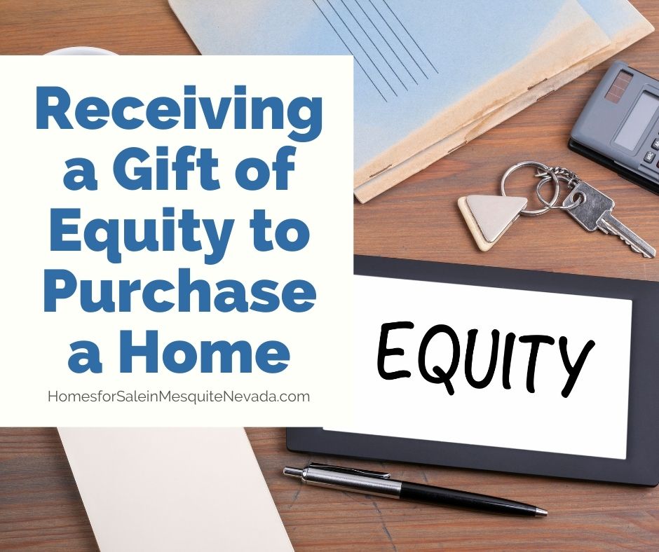 gifting equity in a home purchase